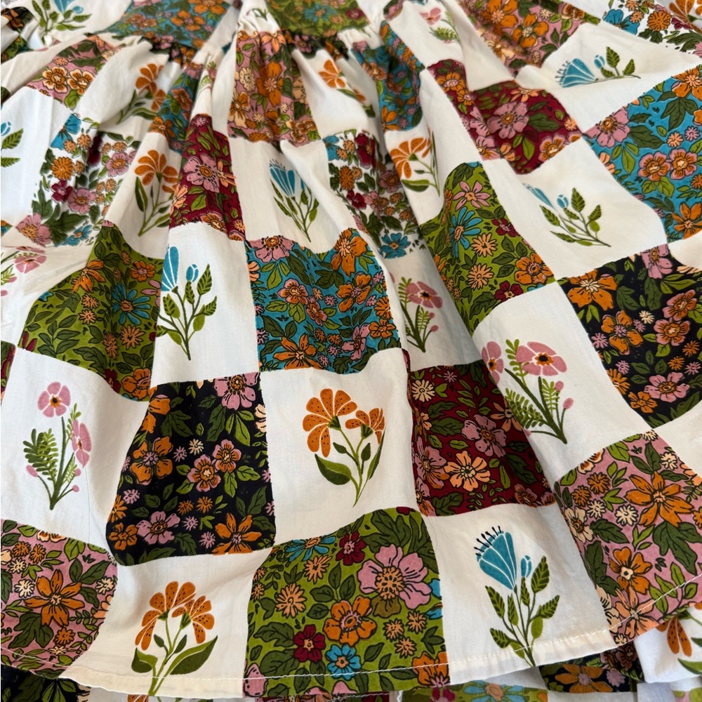Olivia James The Label Floral Patchwork Maxi Wrap Dress - Picture 5 of 5
